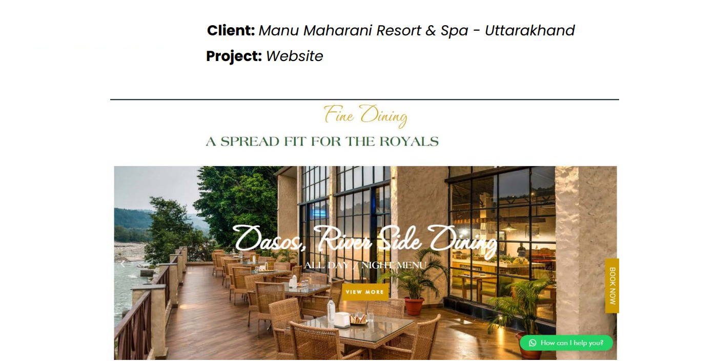 Manu Maharani Resort & Spa - Uttarakhand